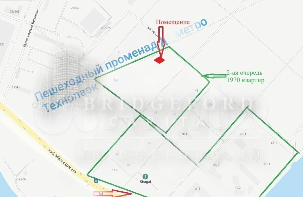 торговое помещение г Москва метро Нагатинская ул Петра Кончаловского 7к/1 фото 2