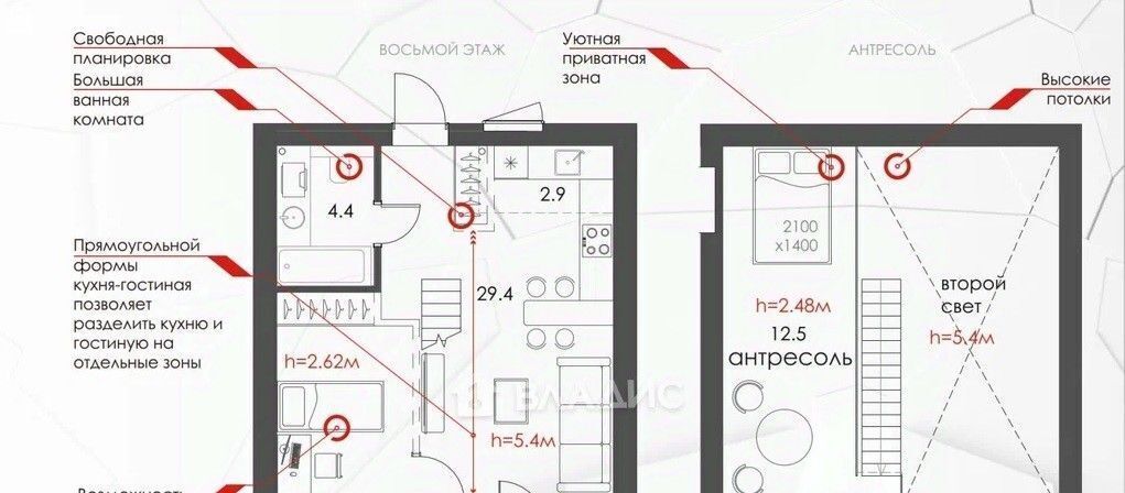 квартира г Вологда ул Спирина 6 фото 1