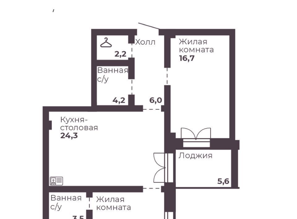 квартира г Челябинск р-н Тракторозаводский ЖК Ленина 4 фото 1