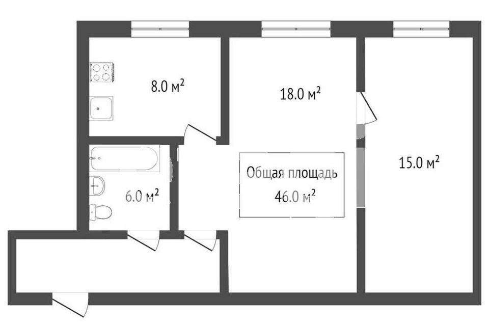 квартира г Искитим 12, Искитимский район фото 5