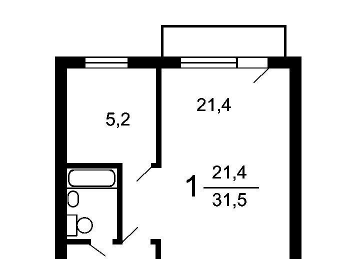 квартира г Москва метро Тушинская ул Долгова 1к/2 фото 2