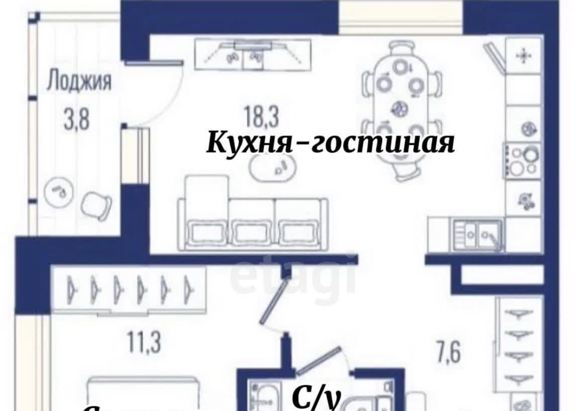 квартира г Владивосток р-н Первомайский ул Кизлярская 3 фото 2