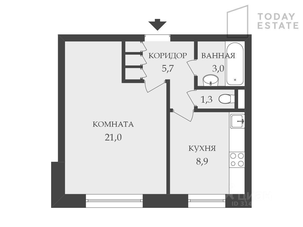 квартира г Москва метро Царицыно ЮАО ул Луганская 3/2 Московская область фото 1