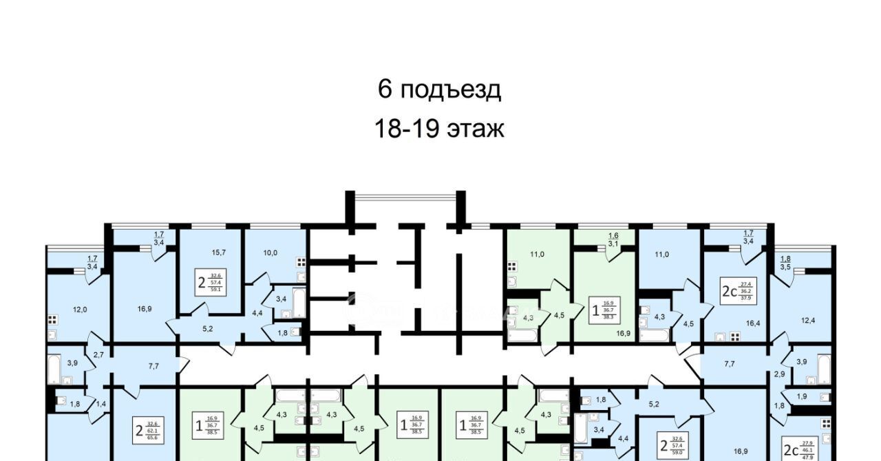 квартира г Воронеж р-н Центральный ул Пескова 8 фото 22