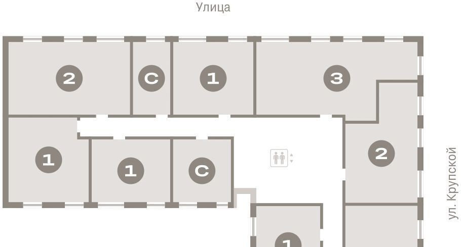 квартира г Омск р-н Кировский ул. Б. Г. Шаронова, 9 фото 2