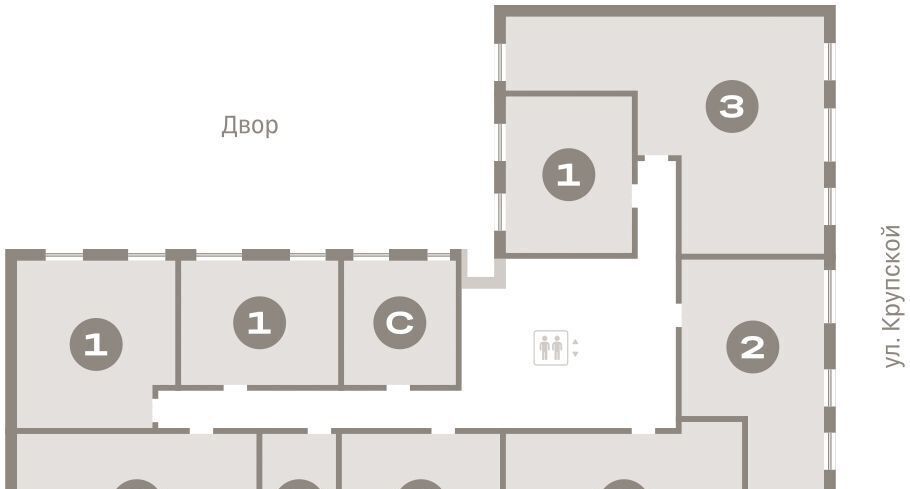 квартира г Омск р-н Кировский ул. Б. Г. Шаронова, 9 фото 2