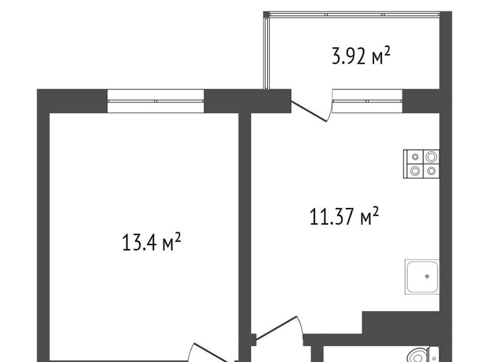 квартира г Тюмень р-н Калининский ул Ставропольская 97к/4 фото 2