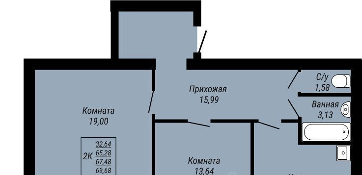 квартира г Иваново р-н Ленинский Юбилейный жилой комплекс фото 1