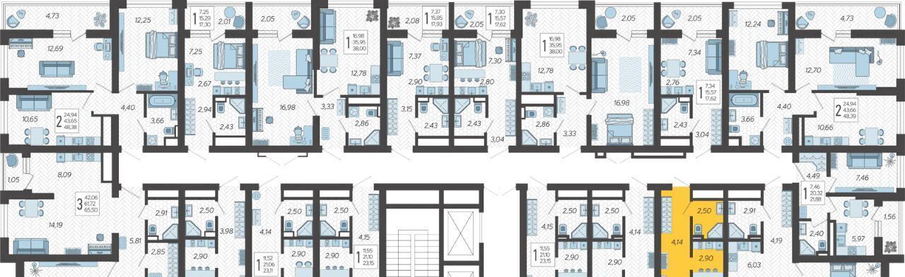 квартира г Сочи р-н Хостинский ЖК «Кислород» 5 фото 2