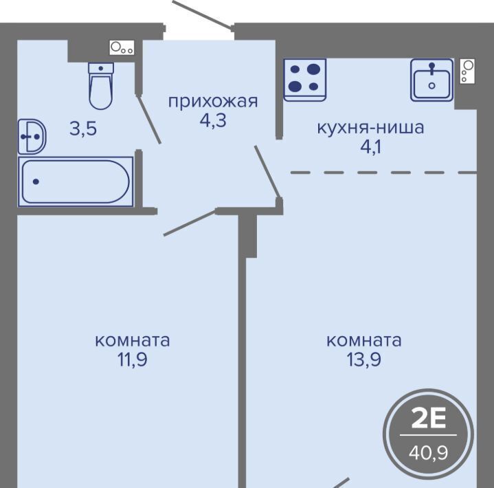 квартира г Пермь р-н Индустриальный ш Космонавтов 309ак/1 фото 1