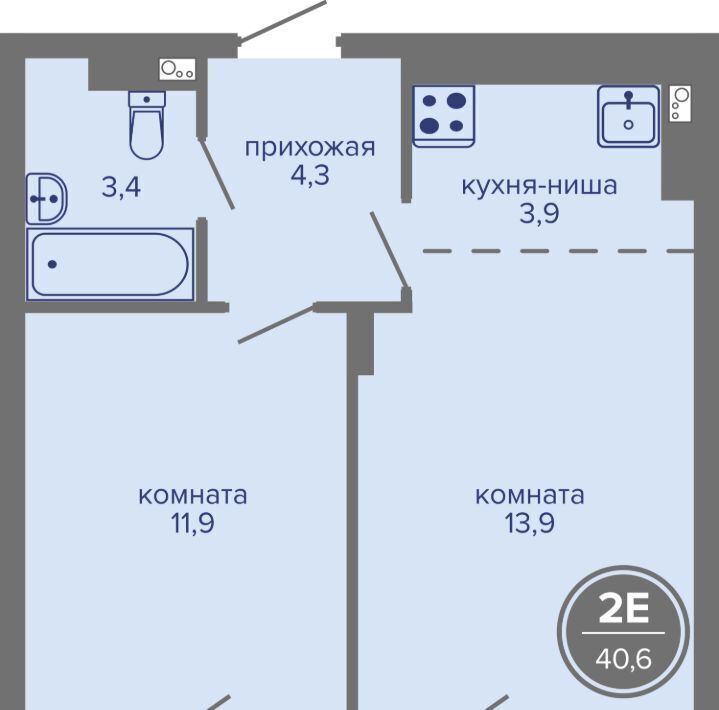 квартира г Пермь р-н Индустриальный ш Космонавтов 309ак/1 фото 1