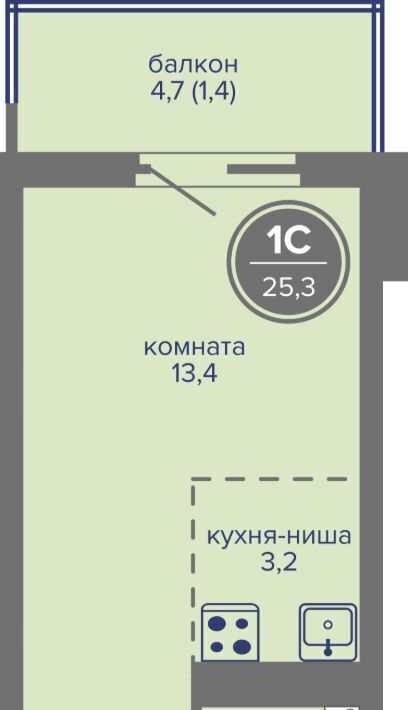 квартира г Пермь р-н Индустриальный ш Космонавтов 309ак/1 фото 1