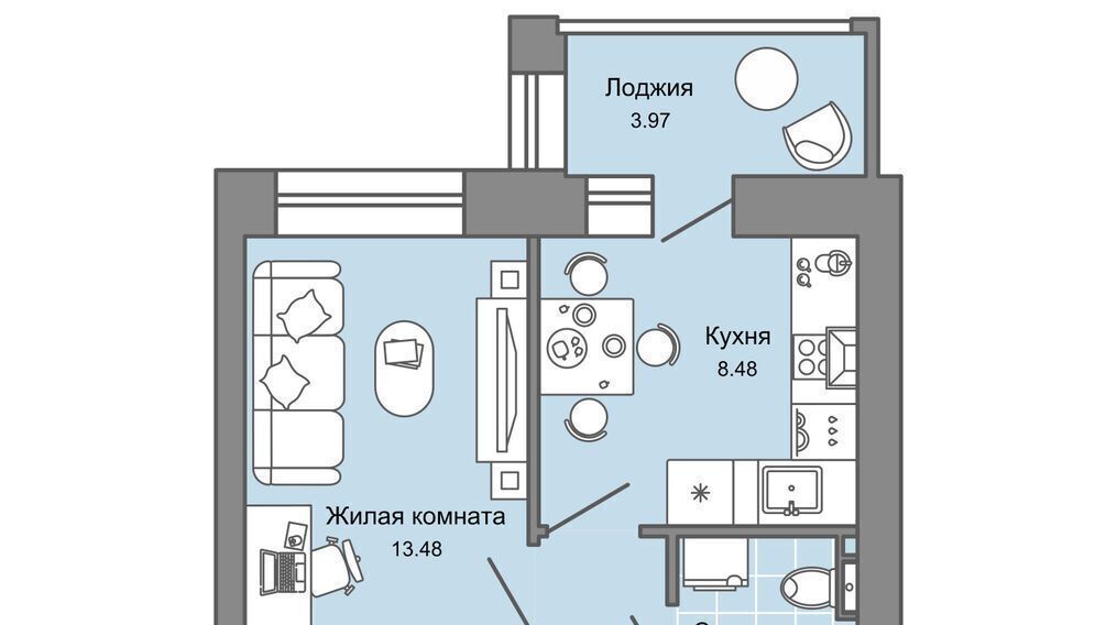 квартира г Киров р-н Ленинский ЖК Урванцево Знак жилой комплекс фото 1
