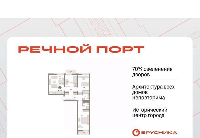 р-н Центральный жилой район «Речной порт» фото