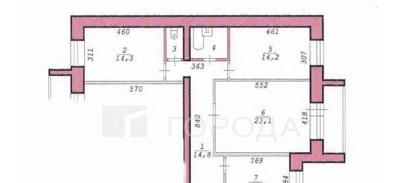 квартира г Новосибирск Заельцовская ул Дунаевского 3 фото 11