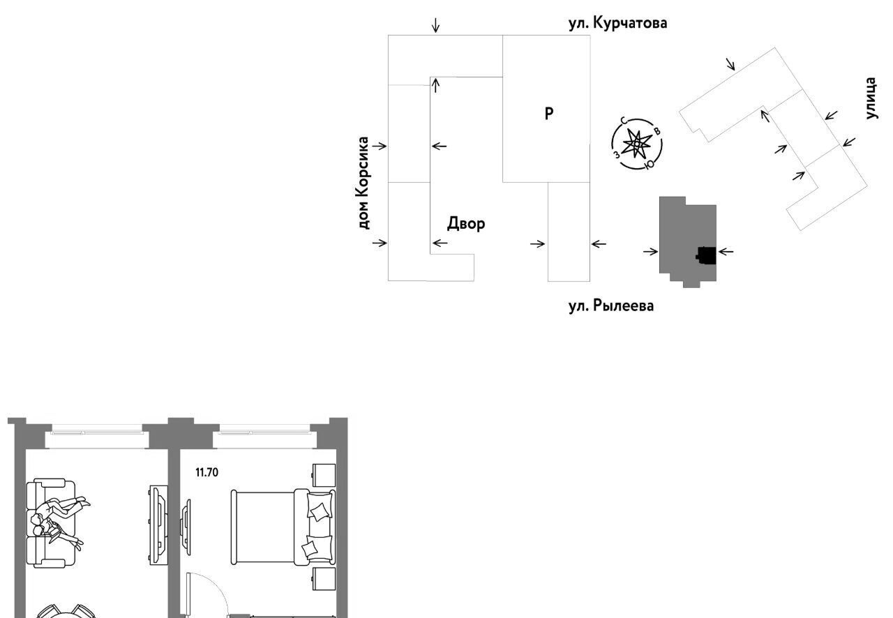 квартира г Тюмень р-н Калининский ул Краснооктябрьская 10к/2 фото 1