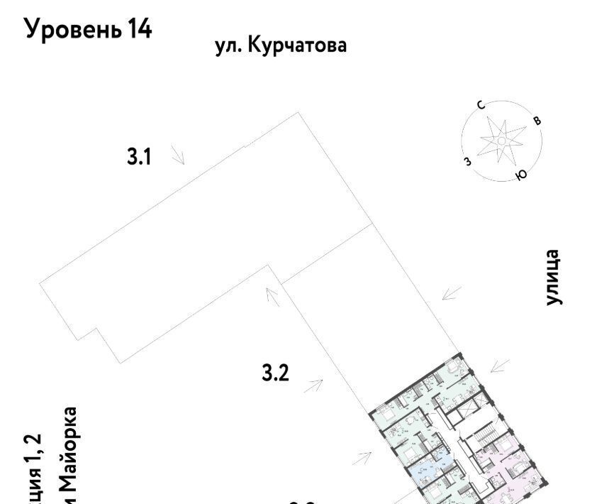 квартира г Тюмень р-н Калининский ЖК Остров-сад фото 2