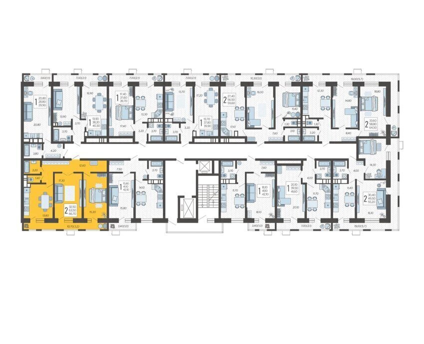 квартира г Краснодар микрорайон 9-й километр ул Ярославская 115к/7 фото 2