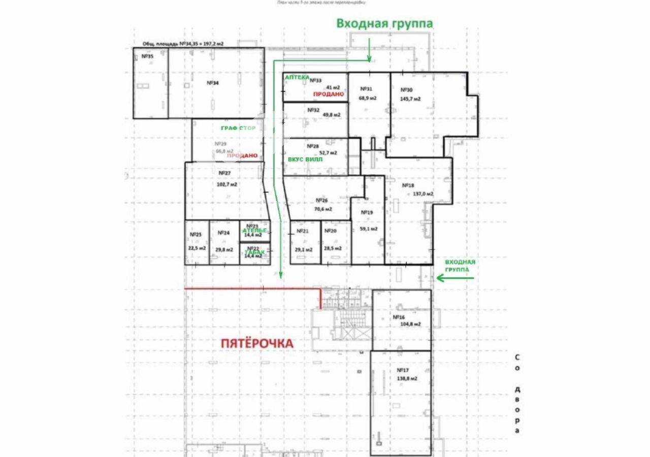 торговое помещение г Москва метро Сетунь ул Барвихинская 6 фото 3