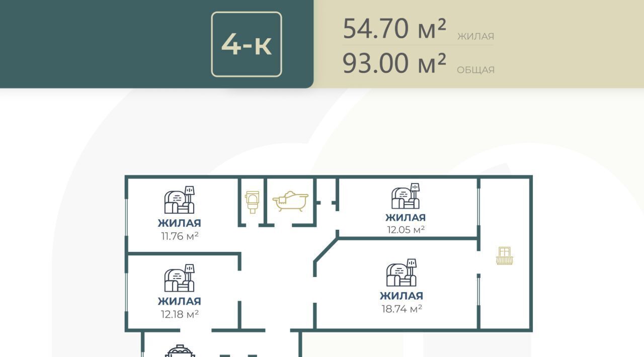 квартира г Волгоград р-н Советский ул им. Ивановского 6 фото 2