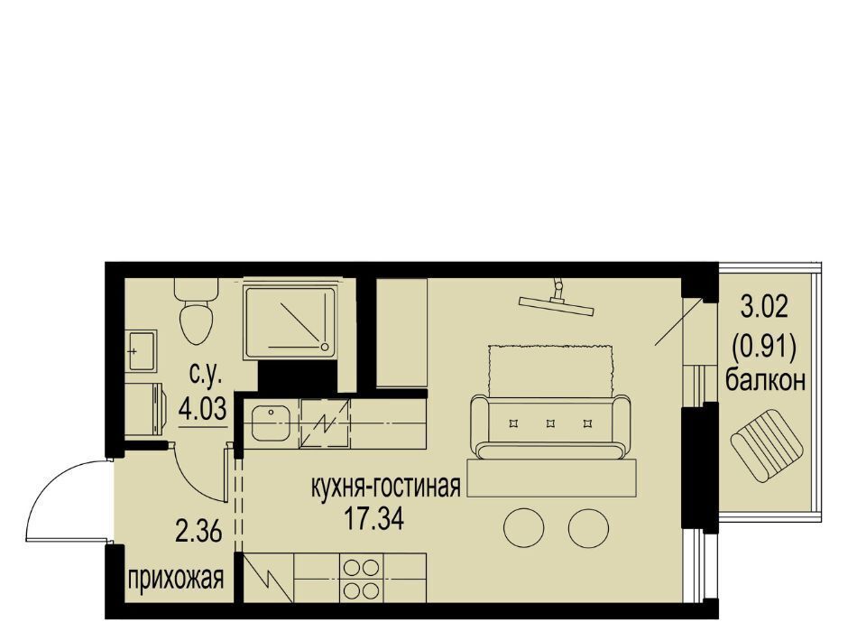 квартира р-н Всеволожский г Мурино Девяткино фото 1