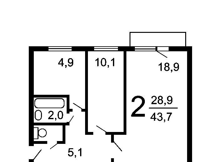 квартира г Одинцово ул Садовая 18 Одинцово фото 2