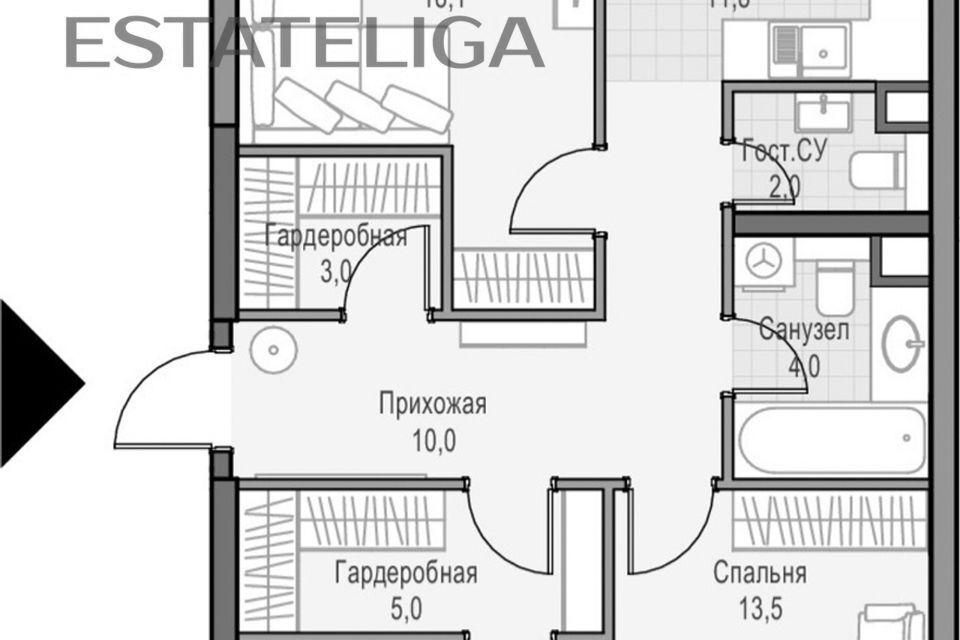 квартира г Москва ул Академика Королева 21 Северо-Восточный административный округ фото 2