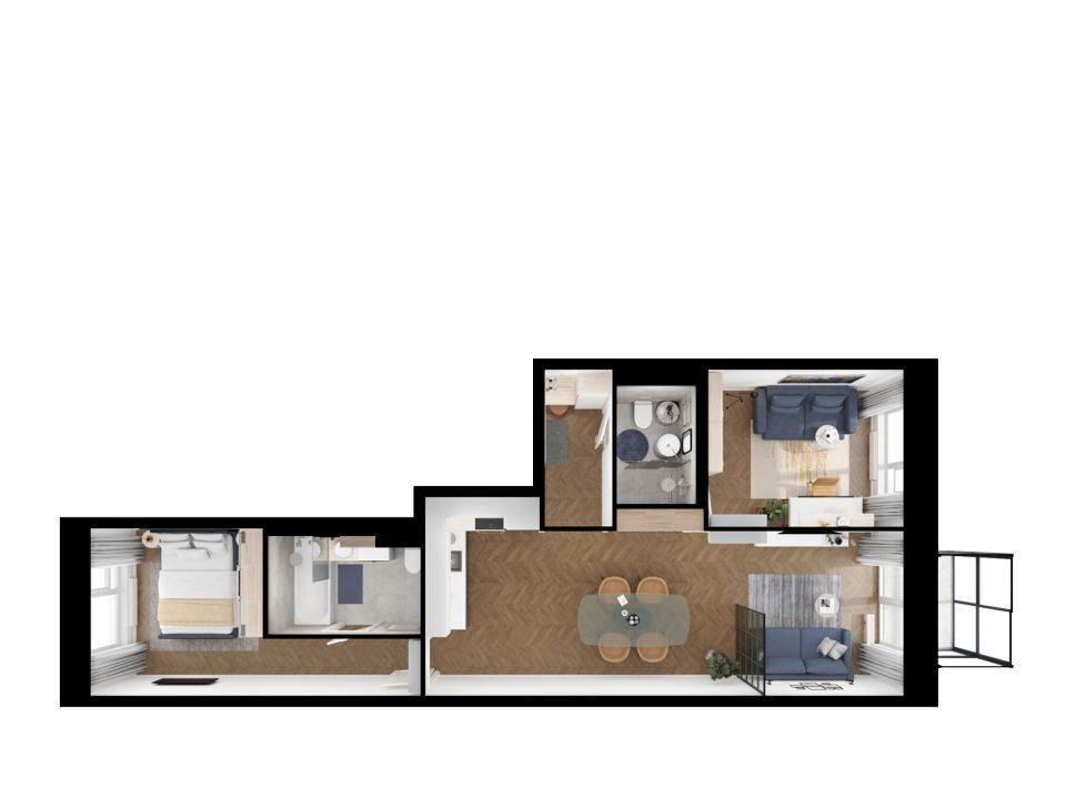 квартира г Улан-Удэ р-н Советский ул Советская 6/2 фото 2