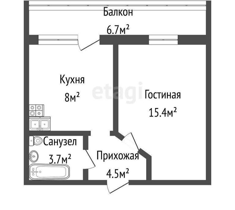 квартира г Иркутск ул Летописца Нита Романова 11 фото 29