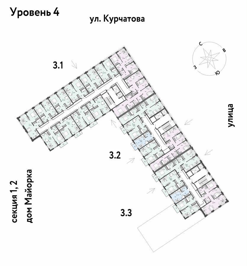 квартира г Тюмень р-н Калининский ул Краснооктябрьская 10 корп. 3 фото 3