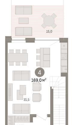 квартира г Тюмень р-н Центральный ул Муравленко 9к/1 фото 1