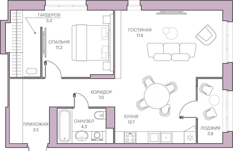 квартира г Пенза р-н Ленинский ул Революционная 34 фото 9