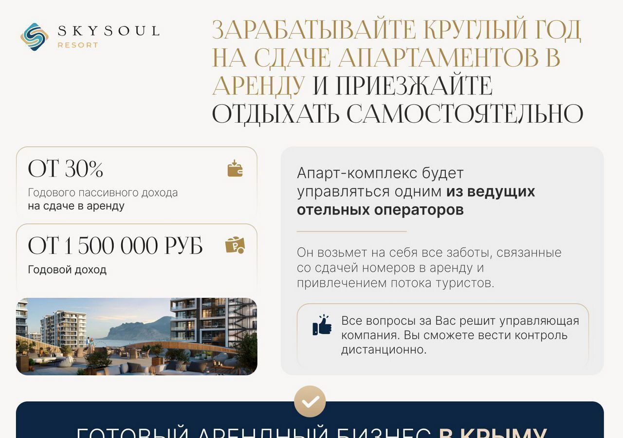 квартира г Ялта ул Войкова МФК «Резиденция Дарсан» з/у. 39А, корп. 3 фото 9