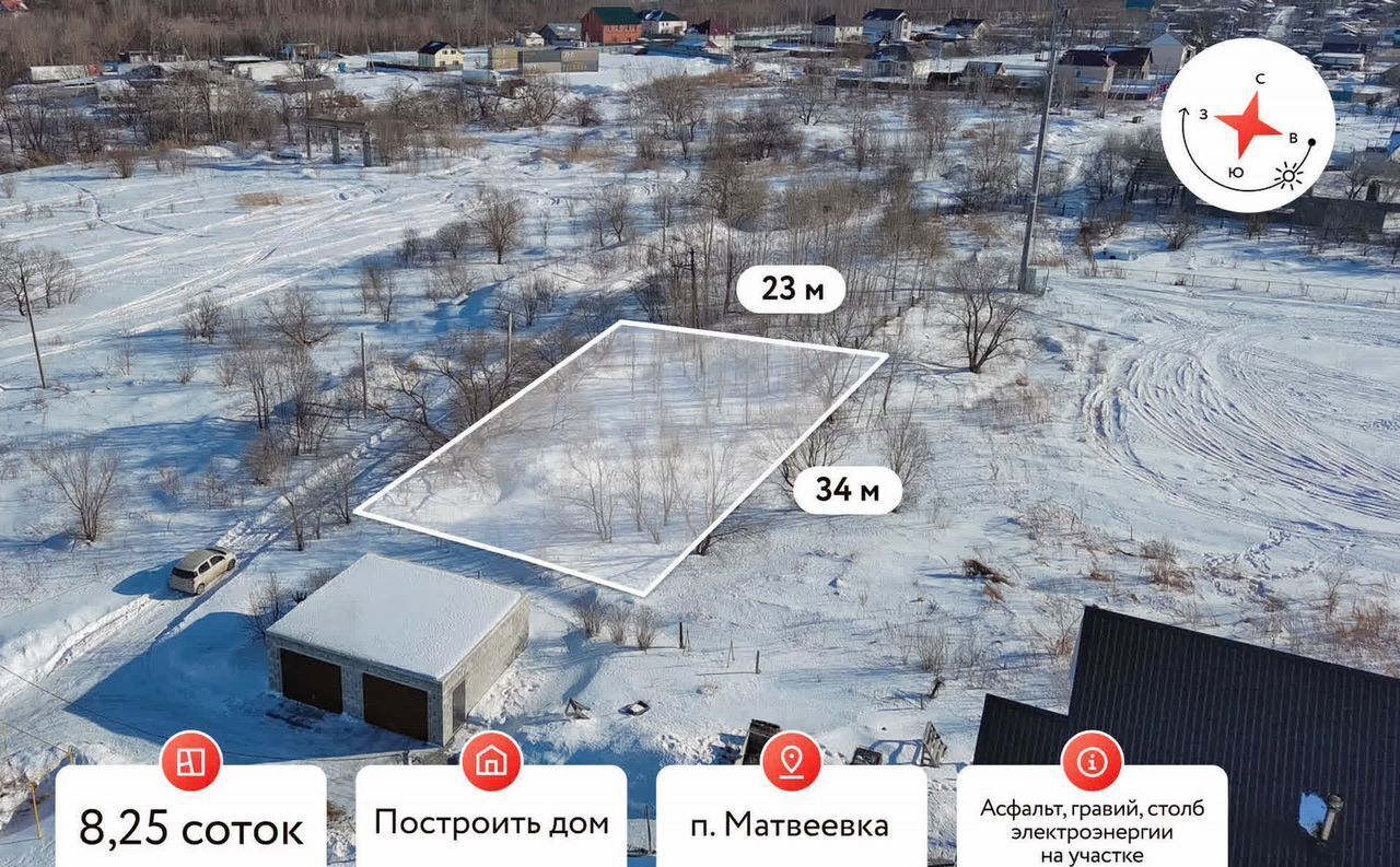 земля р-н Хабаровский с Матвеевка Тополевское сельское поселение, Хабаровск фото 2