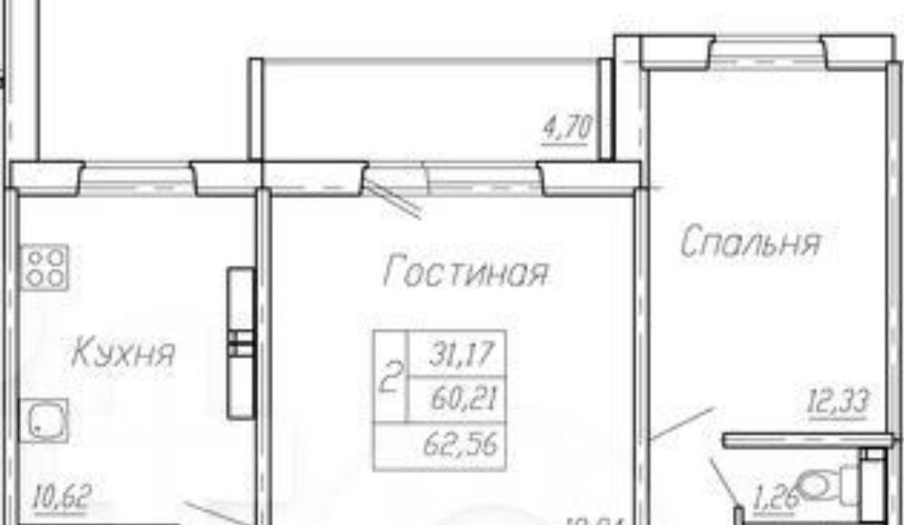 квартира г Омск р-н Центральный ул 19-я Линия 184 фото 19