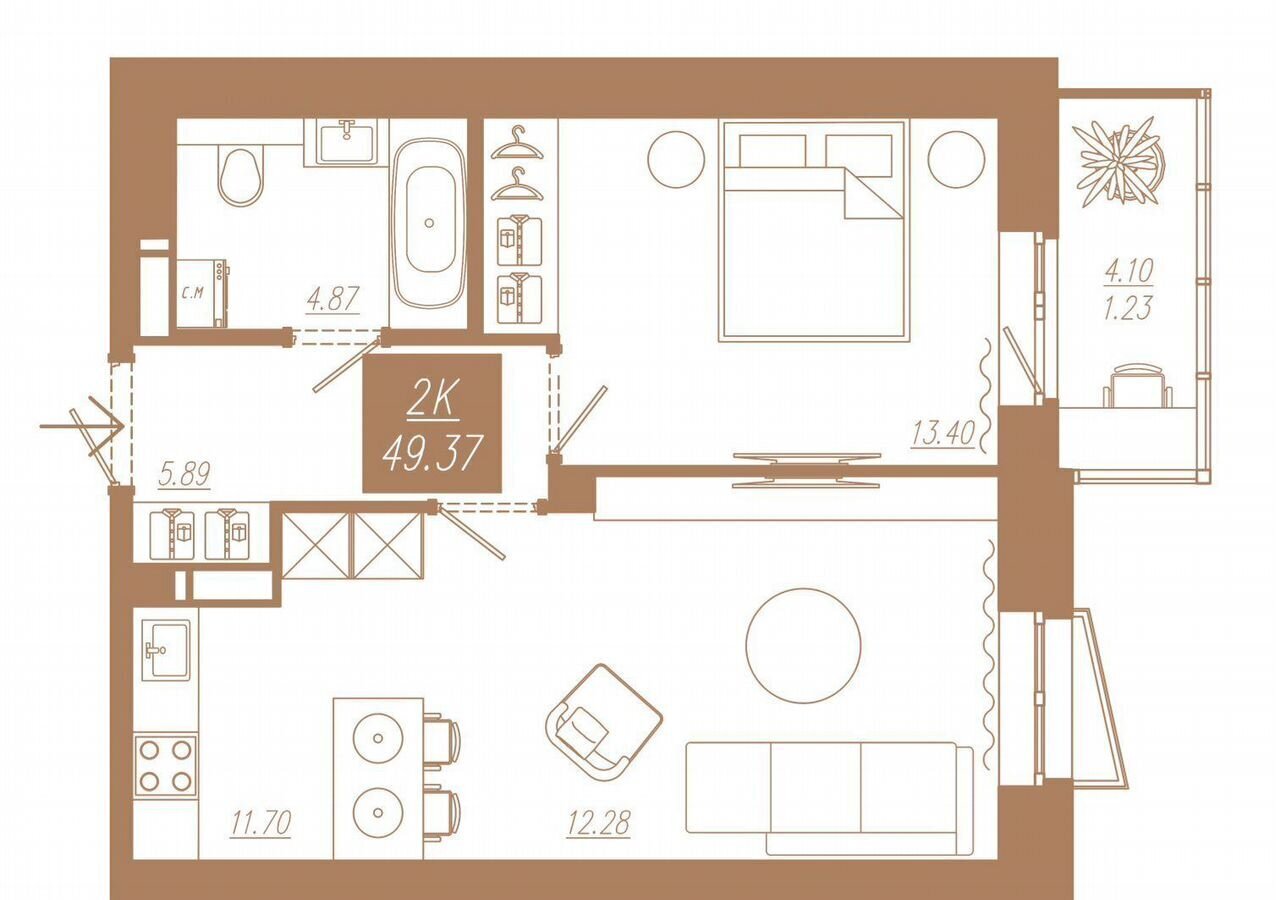 квартира г Красноярск р-н Советский ул 3-я Краснодарская 2 фото 1