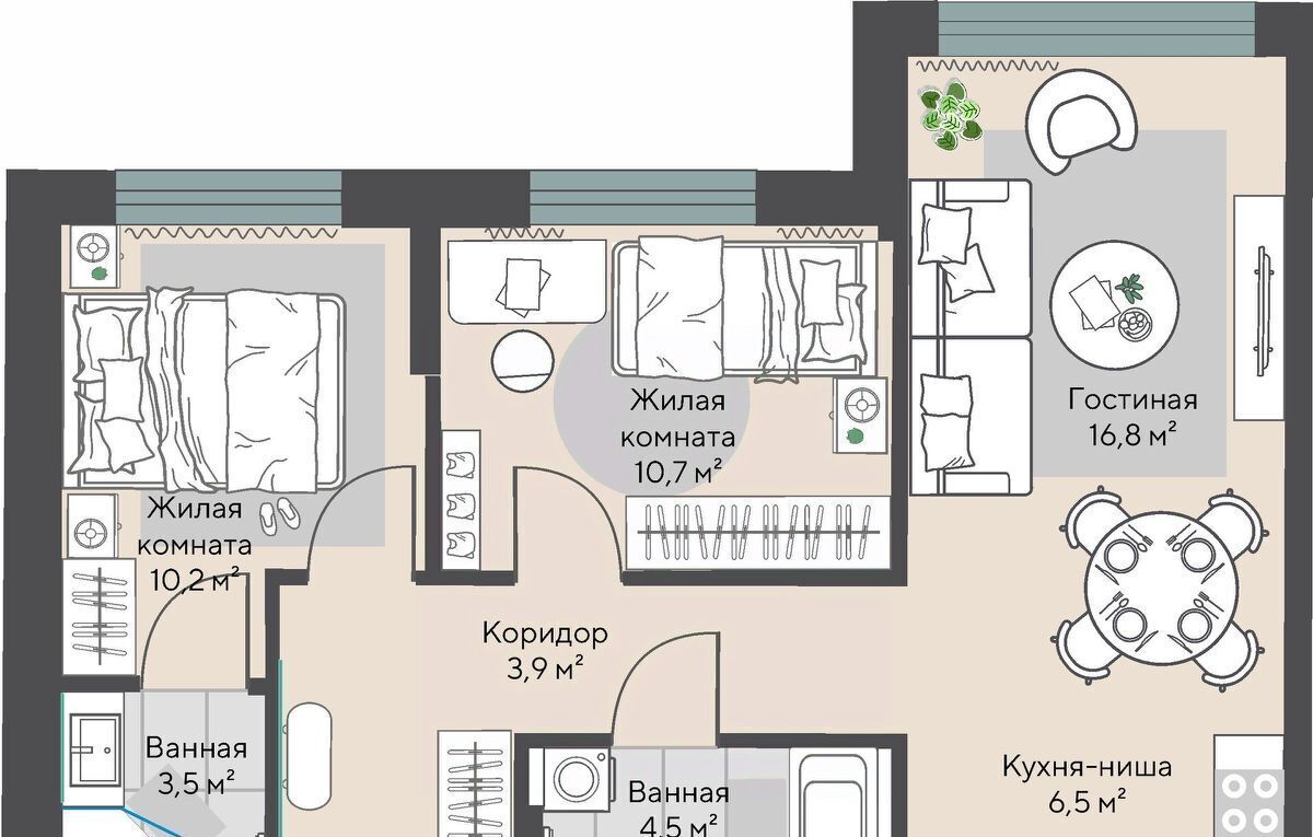 квартира г Екатеринбург Чкаловская ул Белинского 112/3 фото 1
