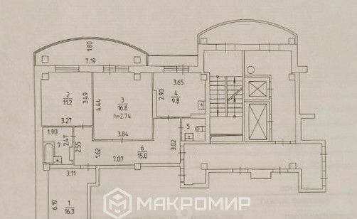 квартира г Пермь р-н Дзержинский ул Василия Каменского 24 фото 2