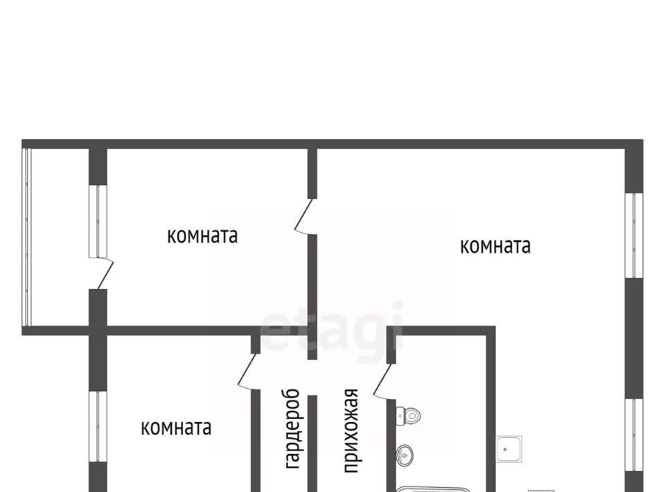 квартира г Красноярск р-н Центральный пр-кт Мира 100 фото 31