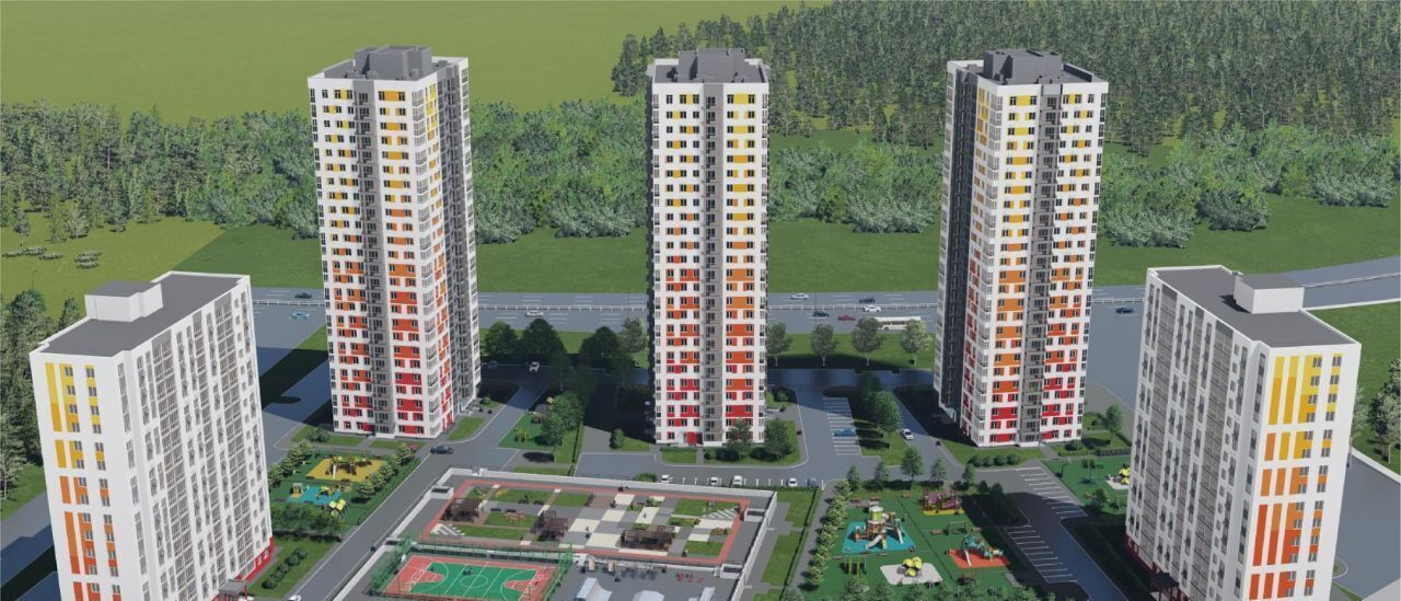 квартира г Уфа р-н Ленинский жилой район Затон-Восточный Новаленд мкр фото 6
