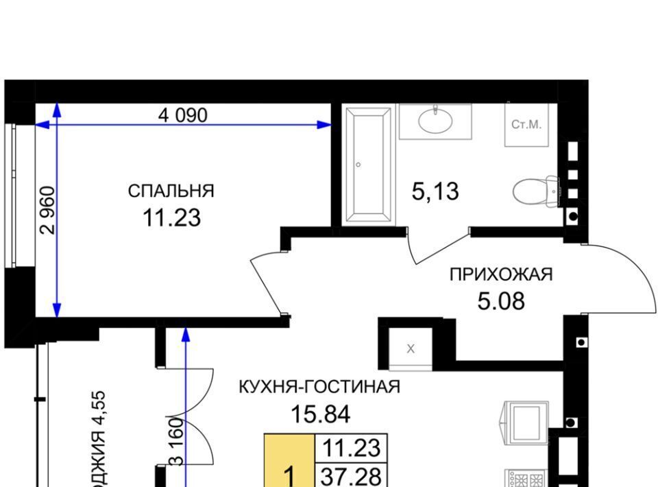 квартира р-н Гурьевский г Гурьевск ЖК «Включи» фото 1