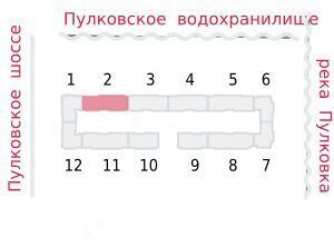 квартира г Санкт-Петербург п Шушары ЖК «Пулково Lake» метро Московская фото 2