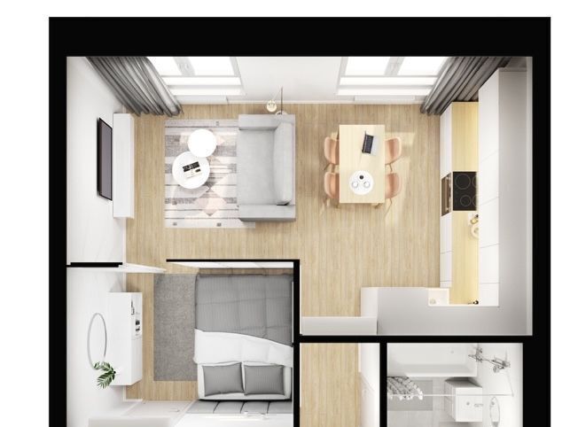 квартира г Москва метро Бутырская ЖК Руставели 14 к 2. 5 фото 6