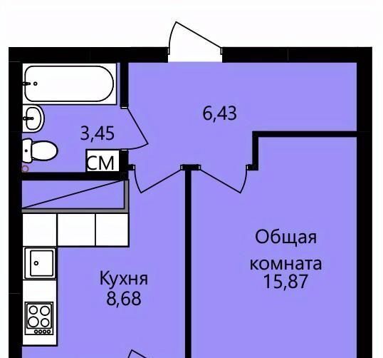 квартира г Саранск р-н Октябрьский ул Юрия Святкина 14 ЖК «Гармония» фото 1