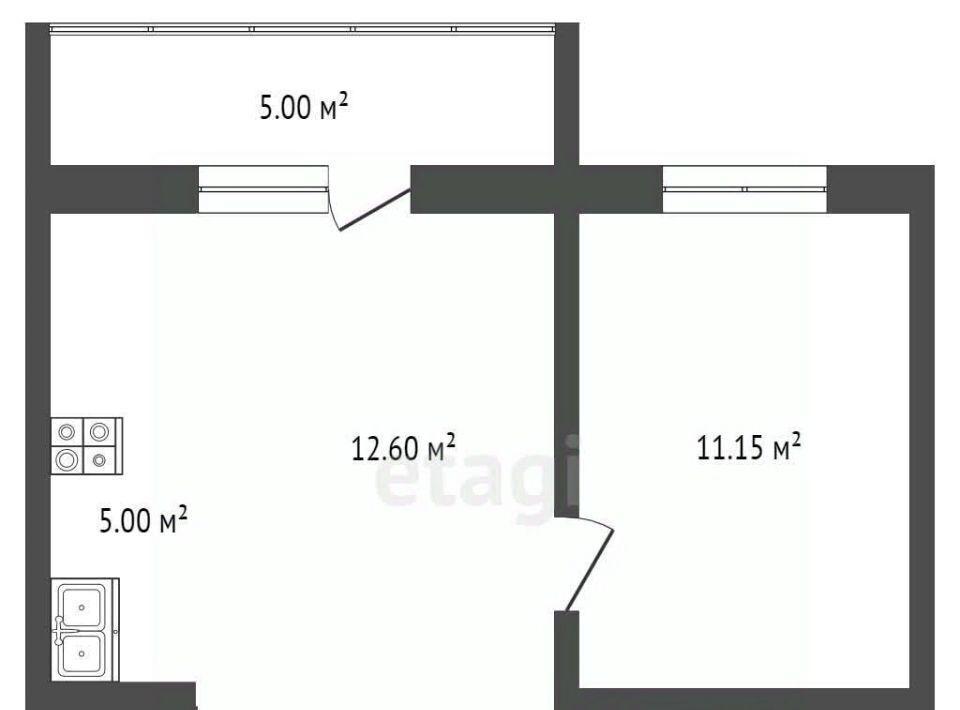 квартира г Сургут ул Ивана Захарова 18/2 31Б фото 2