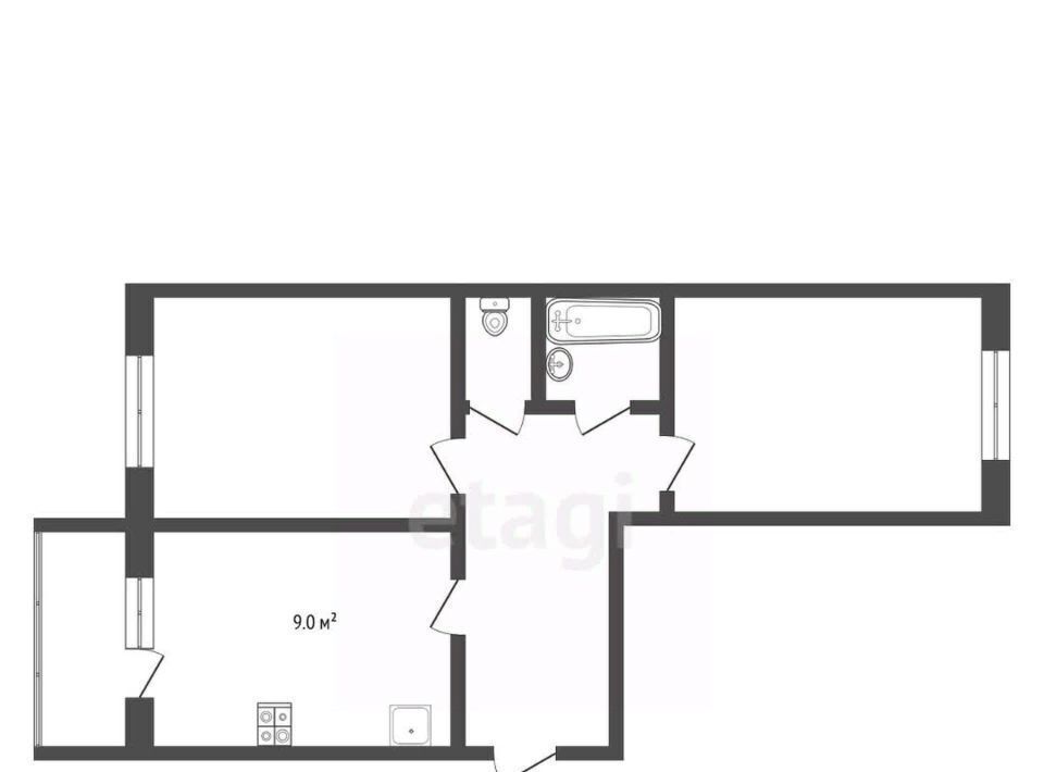 квартира г Муром ул Кооперативная 3 фото 12