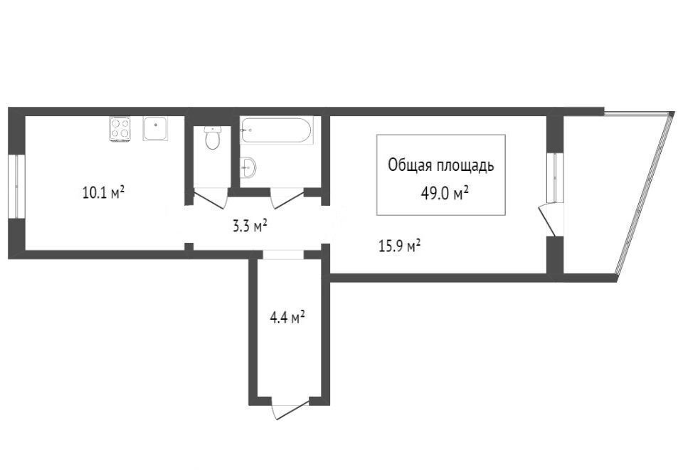 квартира г Новосибирск ул Хилокская 1г Площадь Маркса фото 11