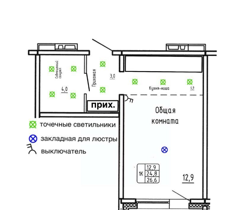 квартира г Новосибирск метро Площадь Гарина-Михайловского фото 1