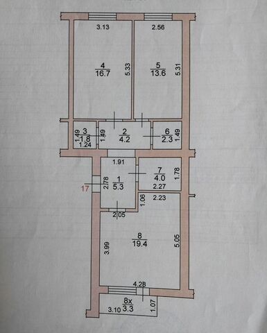 квартира Центральный дом 121 фото