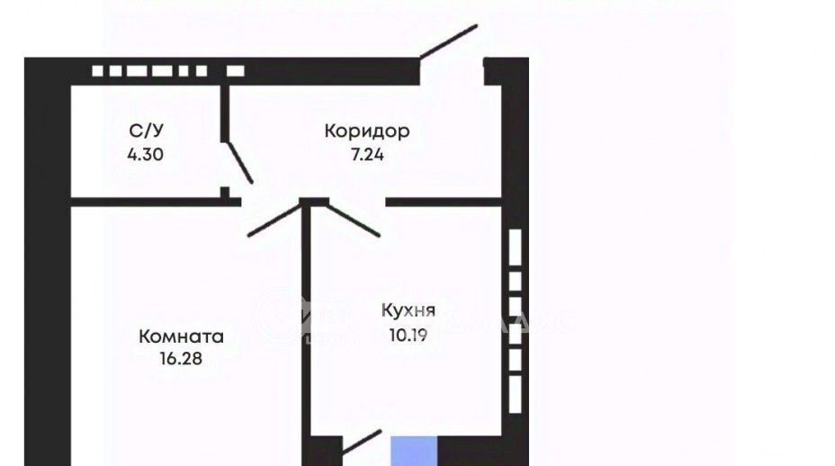 квартира г Воронеж р-н Советский ул Курчатова 32 фото 1